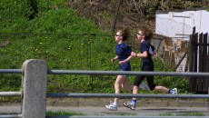 Triatlon - závod dvojic - běh