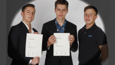 Petr Blaško, Ondřej Hylena, Ondřej Kolář 7.A, úspěšná reprezentace školy v celostátní soutěži Studentský Summit OSN 