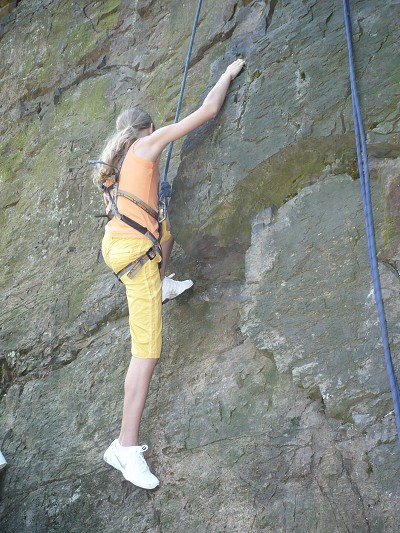 Lezli jsme po skalch
