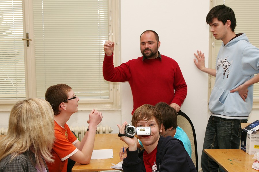 Prvn� pr�ce s kamerou