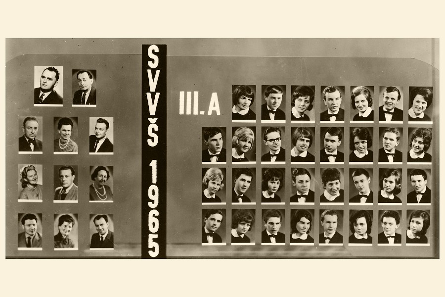 Maturitn ronk 1965 A, Tdn uitel: Miroslav Chud  