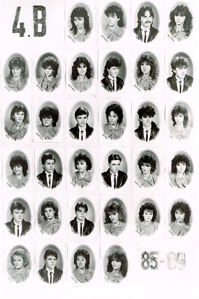 Maturitn ronk 1989, Tdnictv: Ing. Petr Farnk, PaedDr. Zbynk Slavk  